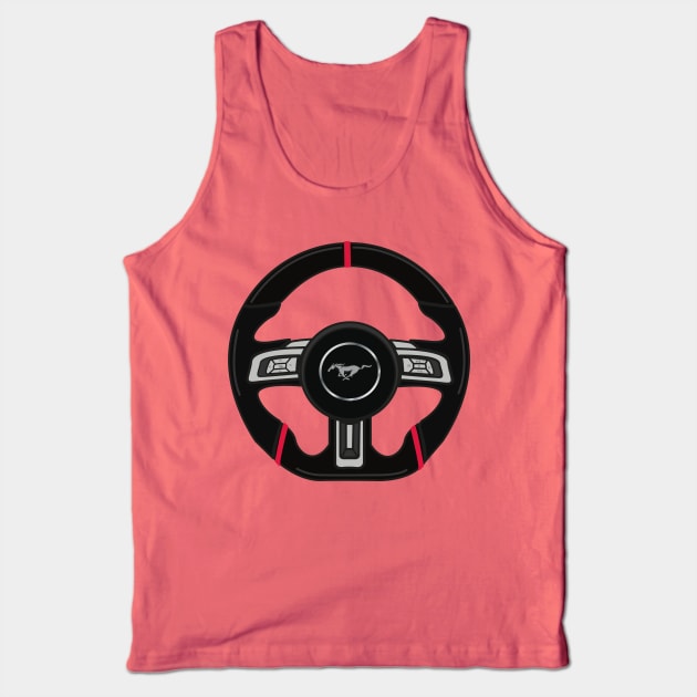 Mustang Steering Wheel Tank Top by WeStarDust